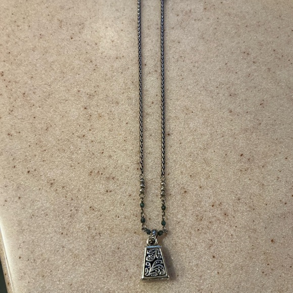 Brighton Blue and Silver Necklace - Picture 2 of 4